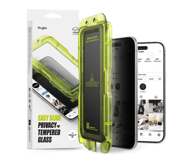 Ringke Easy Slide 2-Pack do Iphone 17 Air Privacy 8800328812321 - 1359807 - zdjęcie